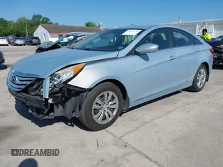 2012 Hyundai Sonata GLS with VIN 5NPEB4AC4CH359018, listed as a IAAI auction lot 42021133 with 218,567 mi miles. Bid and sale history available at carsss.com. Image 2.