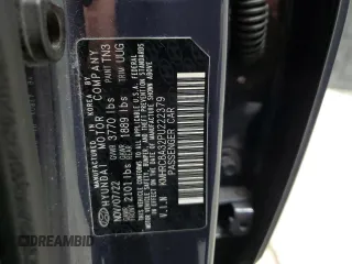 2023 Hyundai Venue Limited with VIN KMHRC8A32PU222379, listed as a Copart auction lot 55206605 with Not provided miles and Salvage title. Bid and sale history available at DreamBid. Image 13.