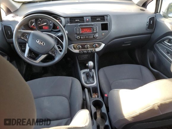 2014 Kia Rio LX with VIN KNADM5A37E6353106, listed as a Copart auction lot 80083694 with 183,824 mi miles and Clean Title. Bid and sale history available at carsss.com. Image 8.