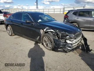 2019 BMW 5 Series 530i with VIN WBAJA5C59KWA58193, listed as a Copart auction lot 44623275 with 115,573 mi miles and Salvage Title. Bid and sale history available at DreamBid. Image 4.
