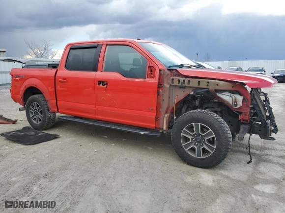 2016 Ford F-150 XLT with VIN 1FTEW1EP2GFB76538, listed as a Copart auction lot 46292615 with 0 mi miles and Salvage Title. Bid and sale history available at carsss.com. Image 4.