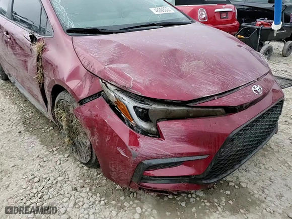 2023 Toyota Corolla SE with VIN 5YFS4MCE2PP165978, listed as a Copart auction lot 48693335 with 12,891 mi miles and Salvage Title. Bid and sale history available at carsss.com. Image 10.