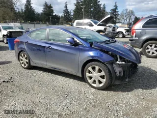 2012 Hyundai Elantra GLS PZEV with VIN 5NPDH4AE4CH087131, listed as a Copart auction lot 52668105 with 117,308 mi miles and Salvage Title. Bid and sale history available at carsss.com. Image 4.