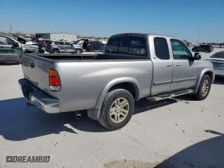 2004 Toyota Tundra SR5 with VIN 5TBRT34124S449985, listed as a Copart auction lot 49198035 with 217,987 mi miles and Salvage Title. Bid and sale history available at carsss.com. Image 3.