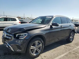 2022 Mercedes-Benz GLC 300 with VIN W1N0G8DB7NV348404, listed as a Copart auction lot 63031655 with 21,547 mi miles and Salvage title. Bid and sale history available at DreamBid. Image 1.