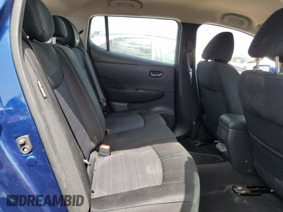 2022 Nissan LEAF S with VIN 1N4AZ1BVXNC563805, listed as a Copart auction lot 53060015 with 25,040 mi miles and Salvage Title. Bid and sale history available at DreamBid. Image 10.