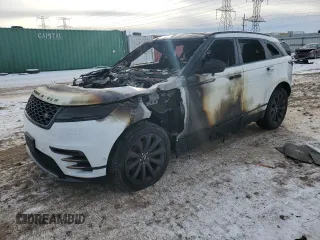 2018 Land Rover Range Rover Velar R-Dynamic SE with VIN SALYL2RN9JA755091, listed as a Copart auction lot 42573895 with 0 mi miles and Salvage Title. Bid and sale history available at carsss.com. Image 1.