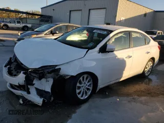 2019 Nissan Sentra S with VIN 3N1AB7AP7KY415007, listed as a Copart auction lot 49724445 with 55,014 mi miles and Salvage Title. Bid and sale history available at carsss.com. Image 1.