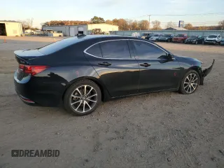 2016 Acura TLX Advance with VIN 19UUB2F72GA011664, listed as a Copart auction lot 84757454 with 130,617 mi miles and Clean title. Bid and sale history available at DreamBid. Image 3.