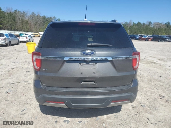 2019 Ford Explorer XLT with VIN 1FM5K7D82KGA57945, listed as a Copart auction lot 48569455 with 160,970 mi miles and Salvage Title. Bid and sale history available at carsss.com. Image 6.