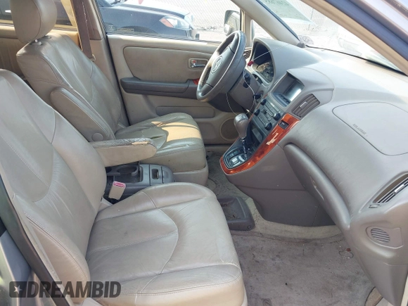 2001 Lexus RX 300 z VIN JTJGF10U010111054, wystawiony jako IAAI lot #42467685 z przebiegiem 269 131 mil mil oraz . Historia ofert i sprzedaży dostępna na DreamBid. Obrazek 5.