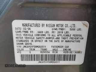 2006 Infiniti M with VIN JNKAY01F56M264511, listed as a Copart auction lot 55056395 with 174,238 mi miles and Clean Title. Bid and sale history available at carsss.com. Image 12.