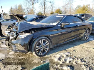 2023 Mercedes-Benz C 300 with VIN W1KWK8EB5PG132823, listed as a Copart auction lot 87249864 with 9,202 mi miles and Salvage Title. Bid and sale history available at DreamBid. Image 1.