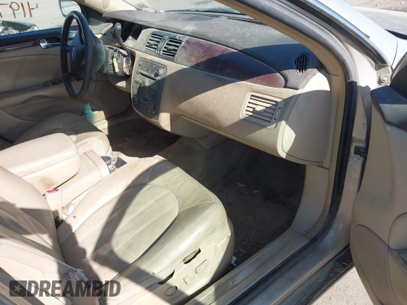 2008 Buick Lucerne CXL with VIN 1G4HD57208U191656, listed as a IAAI auction lot 41973851 with 206,512 mi miles and . Bid and sale history available at DreamBid. Image 5.