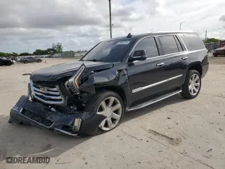 2015 Cadillac Escalade Luxury with VIN 1GYS3MKJ0FR561441, listed as a Copart auction lot 69660374 with 116,593 mi miles and Salvage Title. Bid and sale history available at carsss.com. Image 1.