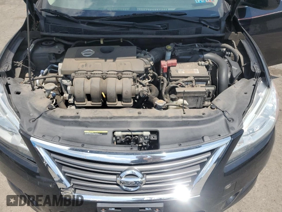 2014 Nissan Sentra SV with VIN 3N1AB7AP6EY277514, listed as a Copart auction lot 62460975 with 99,688 mi miles and Salvage title. Bid and sale history available at DreamBid. Image 11.