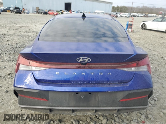 2024 Hyundai Elantra SEL with VIN KMHLM4DG4RU710620, listed as a Copart auction lot 47701365 with 19,745 mi miles and Salvage Title. Bid and sale history available at carsss.com. Image 6.