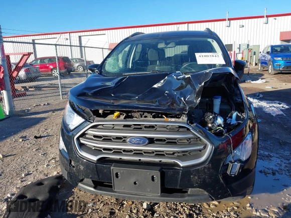 2021 Ford EcoSport SE with VIN MAJ3S2GE1MC442350, listed as a IAAI auction lot 41002842 with 54,973 mi miles and . Bid and sale history available at carsss.com. Image 12.