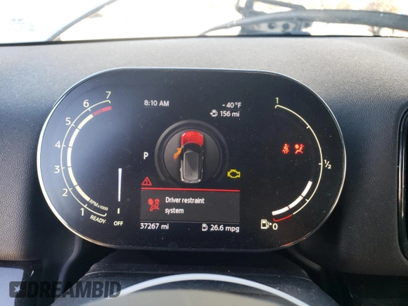 2021 MINI Countryman Cooper S z VIN WMZ83BR0XM3N09851, wystawiony jako Copart lot #48519425 z przebiegiem 37 267 mil mil oraz Szkoda całkowita • Salvage title. Historia ofert i sprzedaży dostępna na DreamBid. Obrazek 9.