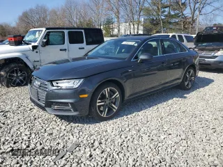 2017 Audi A4 Premium Plus with VIN WAUENAF44HN049964, listed as a Copart auction lot 49038735 with 59,676 mi miles and Salvage Title. Bid and sale history available at carsss.com. Image 1.