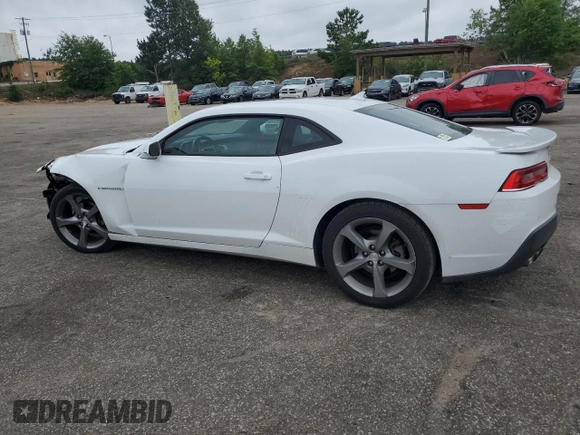 2014 Chevrolet Camaro LT with VIN 2G1FC1E3XE9255321, listed as a Copart auction lot 59483375 with 127,113 mi miles and Salvage title. Bid and sale history available at DreamBid. Image 2.