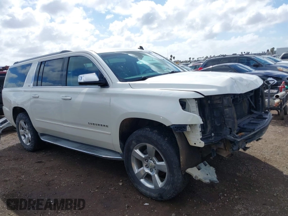 2015 Chevrolet Suburban LTZ with VIN 1GNSKKKC5FR127201, listed as a IAAI auction lot 41706562 with 151,644 mi miles and . Bid and sale history available at DreamBid. Image 14.