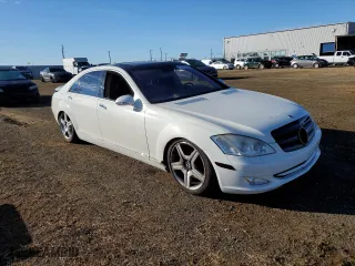 2009 Mercedes-Benz S-Class 5.5L V8 with VIN WDDNG71X29A259849, listed as a Copart auction lot 83017964 with 183,878 mi miles and Salvage Title. Bid and sale history available at carsss.com. Image 4.
