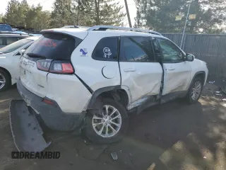 2021 Jeep Cherokee Latitude with VIN 1C4PJMCB4MD136078, listed as a Copart auction lot 43788135 with 78,256 mi miles and Salvage title. Bid and sale history available at DreamBid. Image 3.