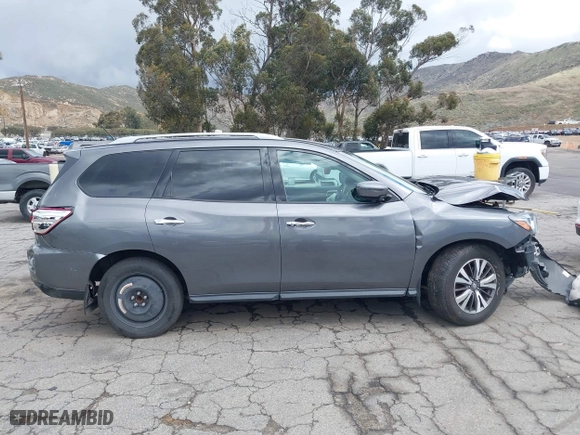 2017 Nissan Pathfinder SV with VIN 5N1DR2MN5HC903100, listed as a IAAI auction lot 41721305 with 108,793 mi miles. Bid and sale history available at carsss.com. Image 13.