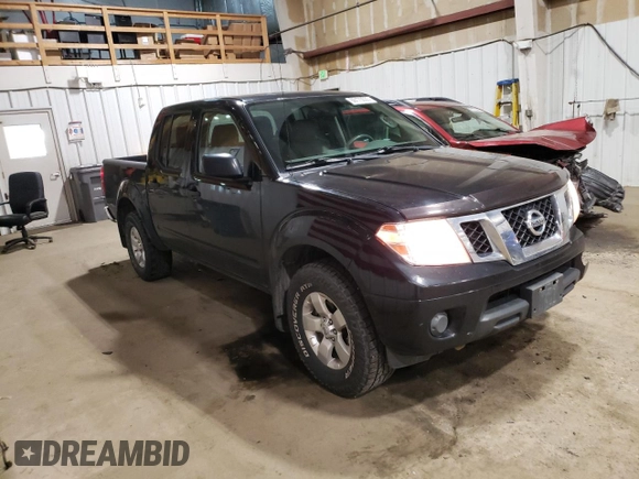 2012 Nissan Frontier SV with VIN 1N6AD0EV9CC450677, listed as a Copart auction lot 60173035 with 128,641 mi miles and Salvage title. Bid and sale history available at DreamBid. Image 4.