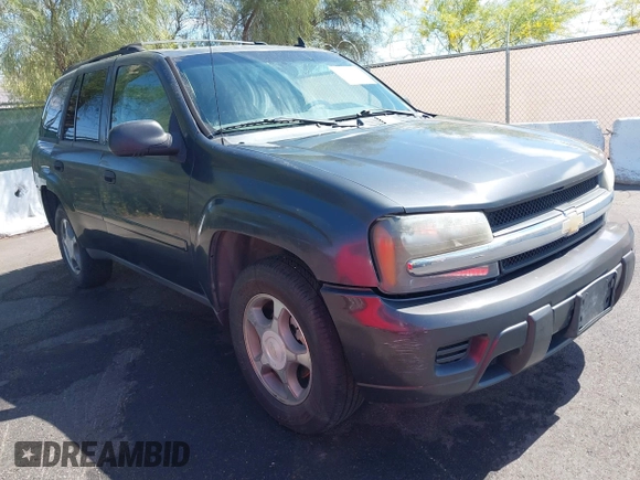 2007 Chevrolet TrailBlazer LS with VIN 1GNDS13S872177433, listed as a IAAI auction lot 42125247 with 239,686 mi miles and . Bid and sale history available at DreamBid. Image 1.