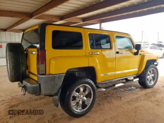 2007 Hummer H3 SUV z VIN 5GTDN13E378134277, wystawiony jako Copart lot #56284205 z przebiegiem 135 534 mil mil oraz Czysty tytuł • Clean title. Historia ofert i sprzedaży dostępna na DreamBid. Obrazek 3.