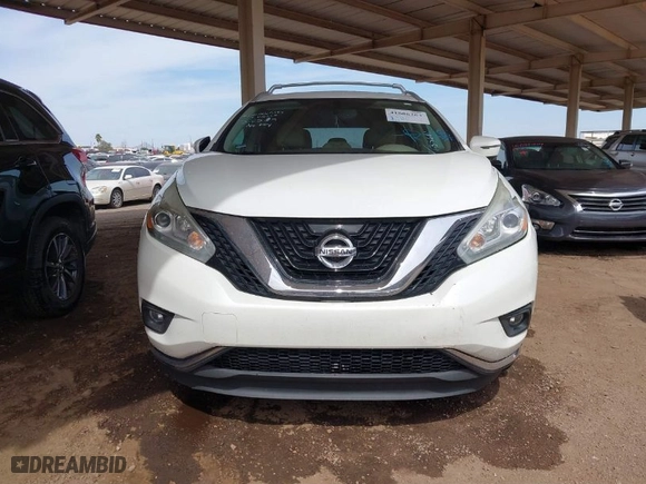 2016 Nissan Murano S with VIN 5N1AZ2MG7GN135661, listed as a IAAI auction lot 41886263 with 96,105 mi miles. Bid and sale history available at carsss.com. Image 11.