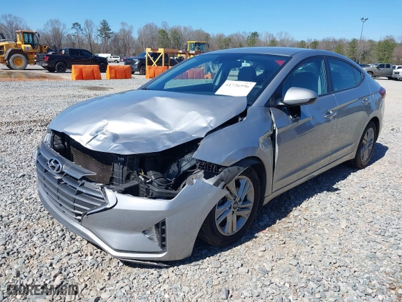 2020 Hyundai Elantra SEL with VIN 5NPD84LF3LH607891, listed as a IAAI auction lot 41726596 with 73,161 mi miles. Bid and sale history available at carsss.com. Image 17.