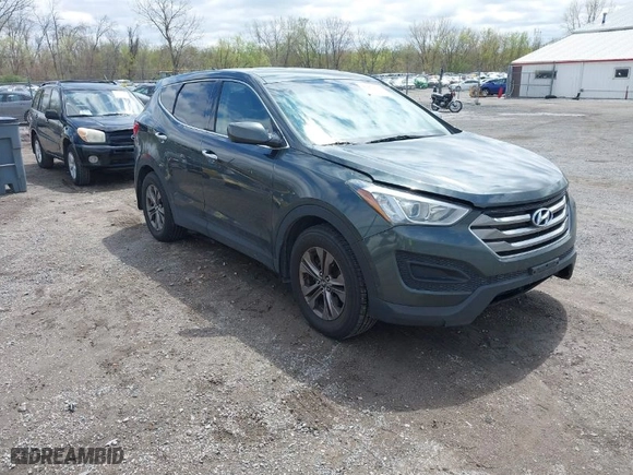2013 Hyundai Santa Fe Sport with VIN 5XYZTDLB7DG016604, listed as a IAAI auction lot 42078223 with 317,675 mi miles. Bid and sale history available at carsss.com. Image 1.