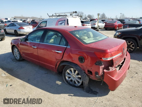 2011 Lincoln MKZ Hybrid with VIN 3LNDL2L39BR763465, listed as a Copart auction lot 48750935 with 265,675 mi miles and Salvage Title. Bid and sale history available at carsss.com. Image 2.