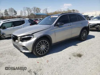 2019 Mercedes-Benz GLC with VIN WDC0G4JB7KV133213, listed as a Copart auction lot 49858235 with 71,832 mi miles and Salvage Title. Bid and sale history available at carsss.com. Image 1.