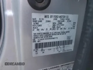 2010 Ford Expedition Max Limited with VIN 1FMJK1K53AEB48172, listed as a Copart auction lot 85142094 with 118,742 mi miles and Salvage Title. Bid and sale history available at DreamBid. Image 13.