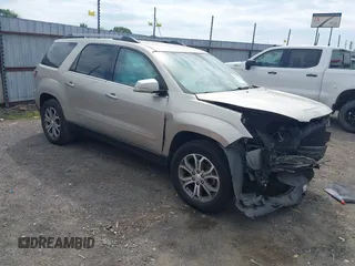 2014 GMC Acadia SLT z VIN 1GKKRRKD6EJ117364, wystawiony jako IAAI lot #42059365 z przebiegiem 201 696 mil mil oraz . Historia ofert i sprzedaży dostępna na DreamBid. Obrazek 1.