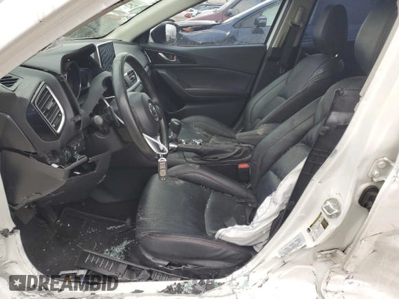 2014 Mazda 3 S Touring with VIN JM1BM1V36E1190653, listed as a Copart auction lot 85163684 with Not Provided miles and Salvage Title. Bid and sale history available at DreamBid. Image 7.