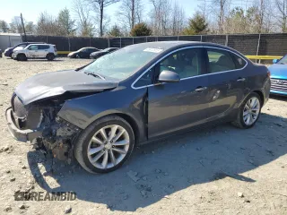 2012 Buick Verano Leather Group with VIN 1G4PS5SK5C4222112, listed as a Copart auction lot 48812915 with 162,064 mi miles and Salvage Title. Bid and sale history available at carsss.com. Image 1.