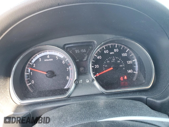 2016 Nissan Versa S Plus with VIN 3N1CN7AP7GL826248, listed as a Copart auction lot 48884715 with 95,156 mi miles and Salvage Title. Bid and sale history available at DreamBid. Image 9.
