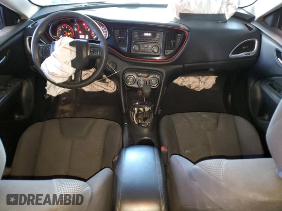 2016 Dodge Dart SE with VIN 1C3CDFAA3GD555558, listed as a Copart auction lot 43080235 with 111,273 mi miles and Salvage Title. Bid and sale history available at carsss.com. Image 8.