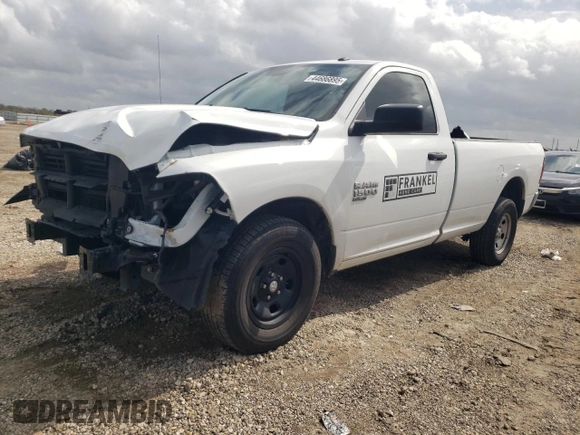 2022 Ram 1500 Tradesman with VIN 3C6JR6DG2NG395748, listed as a Copart auction lot 44686895 with 32,991 mi miles and Salvage title. Bid and sale history available at DreamBid. Image 1.