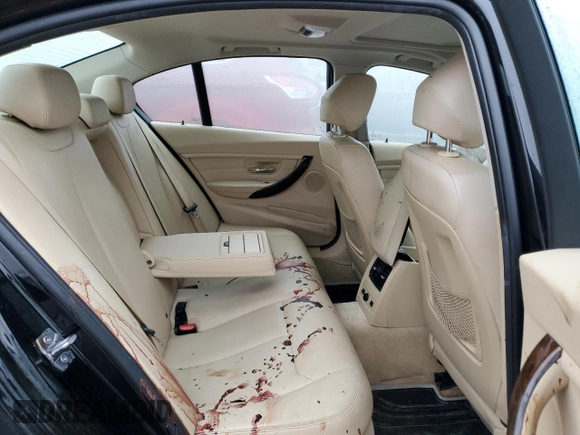 2015 BMW 3 Series 320i xDrive with VIN WBA3C3C58FP664265, listed as a Copart auction lot 40079394 with 0 mi miles and Salvage Title. Bid and sale history available at carsss.com. Image 10.