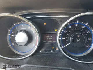 2013 Hyundai Sonata GLS with VIN 5NPEB4AC8DH511111, listed as a Copart auction lot 46241275 with 124,868 mi miles and Salvage Title. Bid and sale history available at carsss.com. Image 9.
