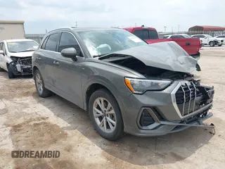 2021 Audi Q3 S line Premium z VIN WA1DECF33M1040282, wystawiony jako IAAI lot #42162587 z przebiegiem 90 509 mil mil oraz . Historia ofert i sprzedaży dostępna na DreamBid. Obrazek 1.