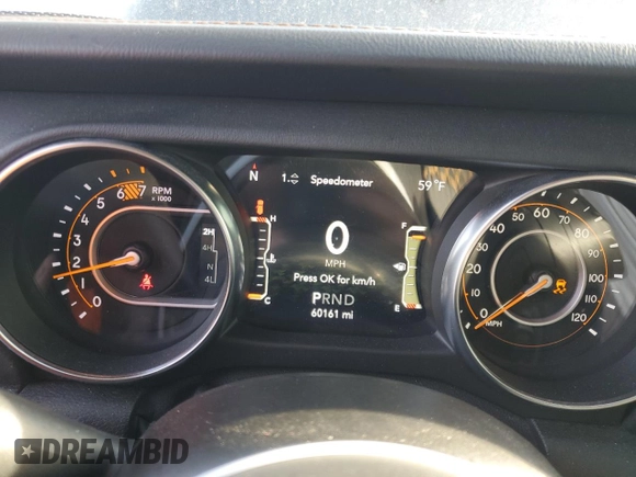 2021 Jeep Wrangler Unlimited Sahara Altitude with VIN 1C4HJXEN4MW514708, listed as a Copart auction lot 53939635 with 60,161 mi miles and Salvage title. Bid and sale history available at DreamBid. Image 9.