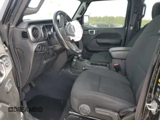 2021 Jeep Wrangler Unlimited Willys with VIN 1C4HJXDN3MW751207, listed as a Copart auction lot 50425805 with 35,383 mi miles and Salvage Title. Bid and sale history available at DreamBid. Image 7.