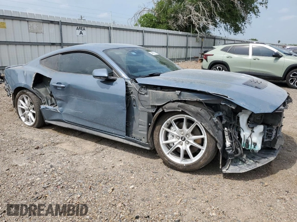 2024 Ford Mustang GT with VIN 1FA6P8CF0R5414891, listed as a Copart auction lot 54930515 with 16,663 mi miles and Salvage title. Bid and sale history available at DreamBid. Image 4.